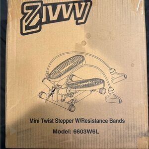 Zivvy Mini Twist Stepper with Resistance Bands